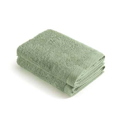 Set of 2 kitchen towels Almond green