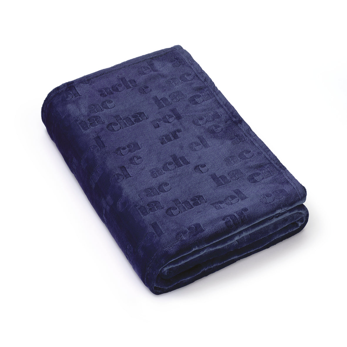 Maxi plaid Signature Dark blue - 180 x 220 cm