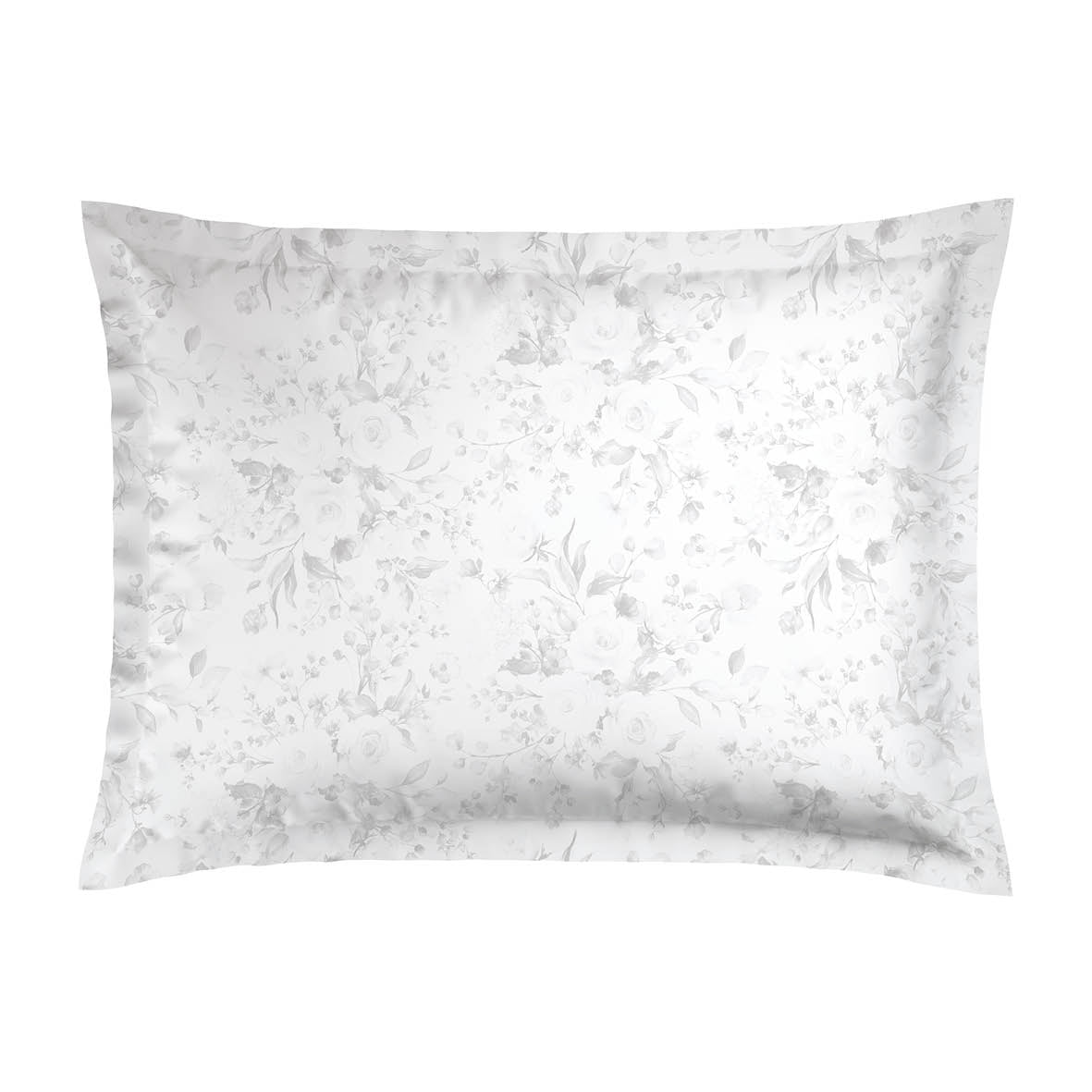Pillowcase(s) cotton satin - Pétale de rose Black / White