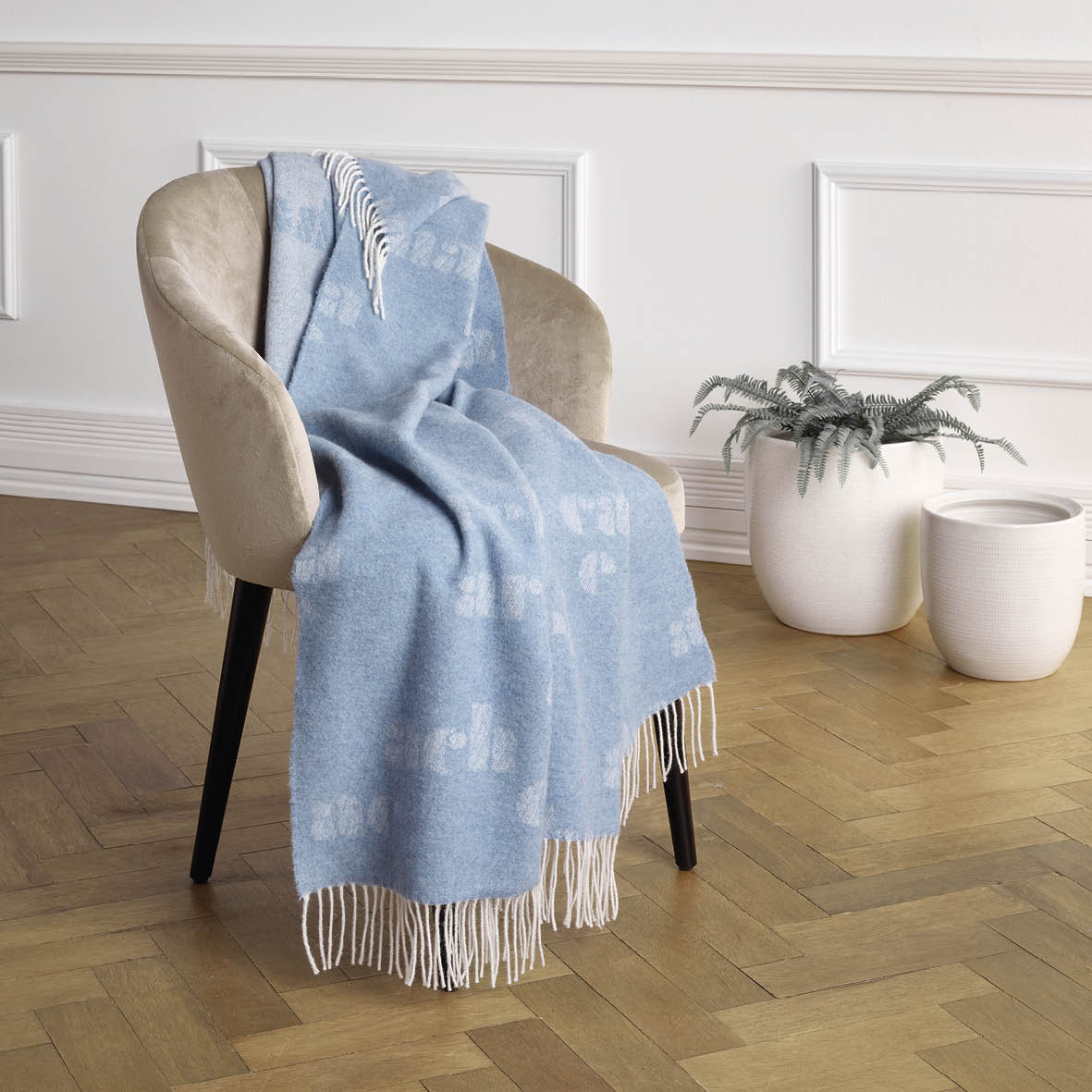 Woven plaid - Signature Blue