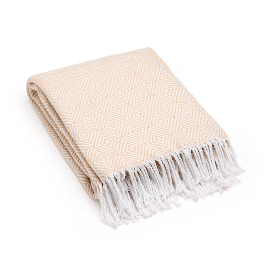 Woven plaid - Florence Taupe