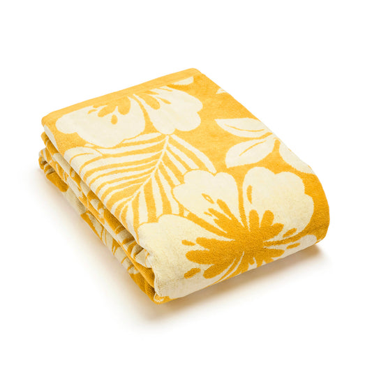 Beach towel - Hibiscus Yellow
