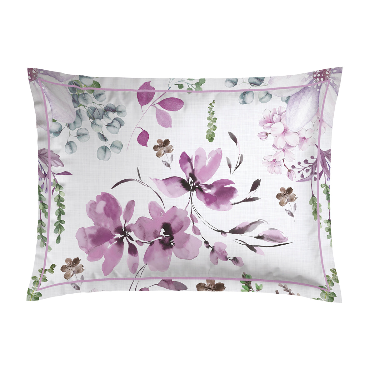 Pillowcase(s) cotton satin - Dahlia Purple 2 x (50 x 70 cm)
