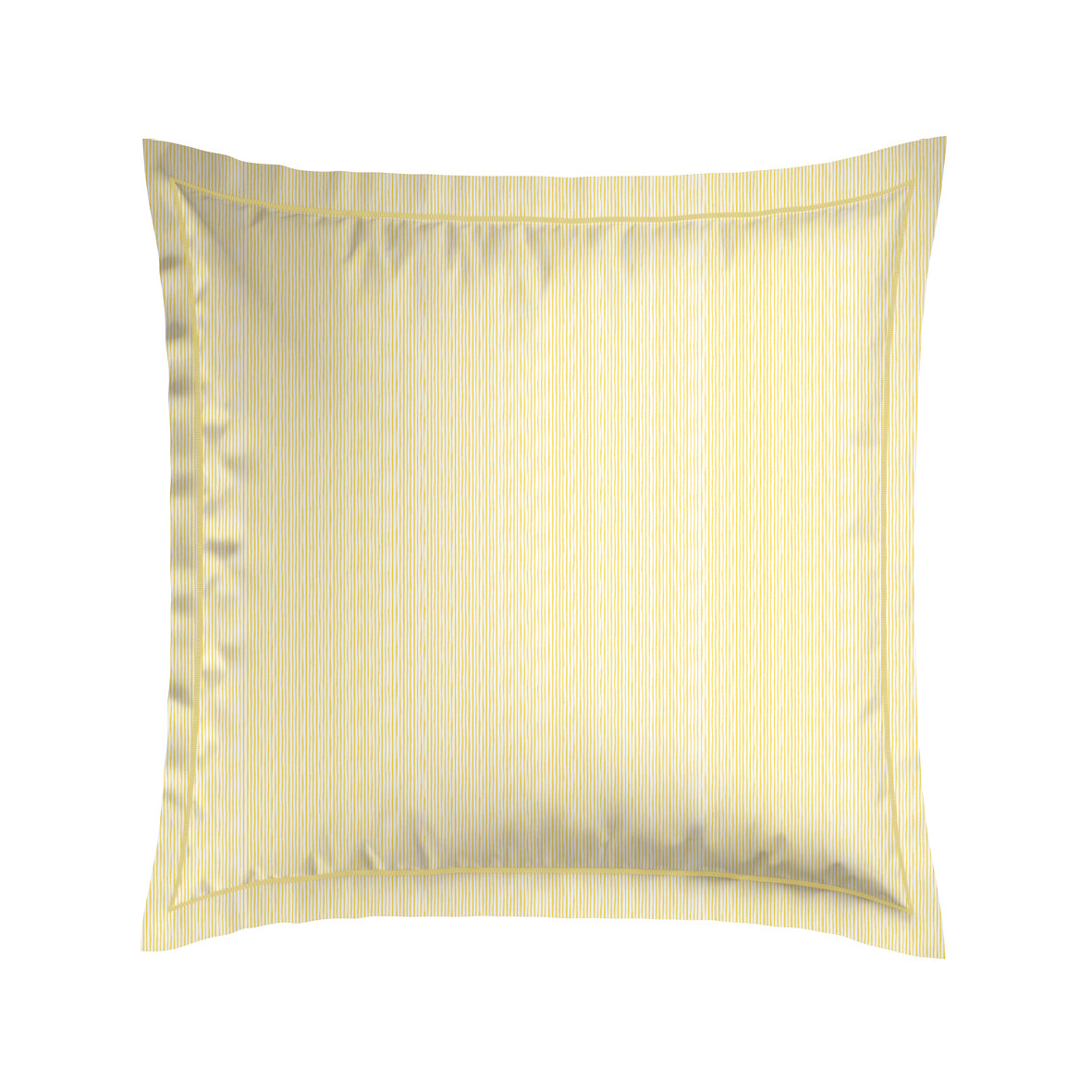 Pillowcase(s) cotton satin - Douceur florale Yellow
