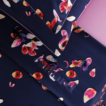 Flat sheet cotton satin - Aurore Pink