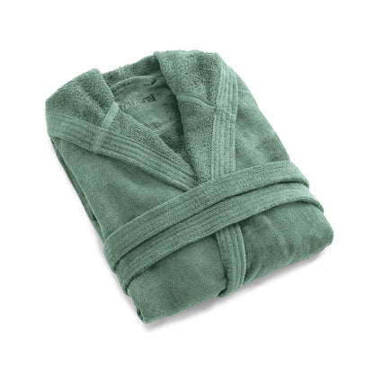 Hooded bathrobe - Green