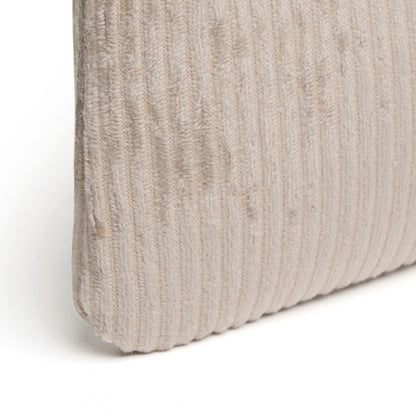 Pouch flat corduroy  Taupe - 24 x 16,5  cm