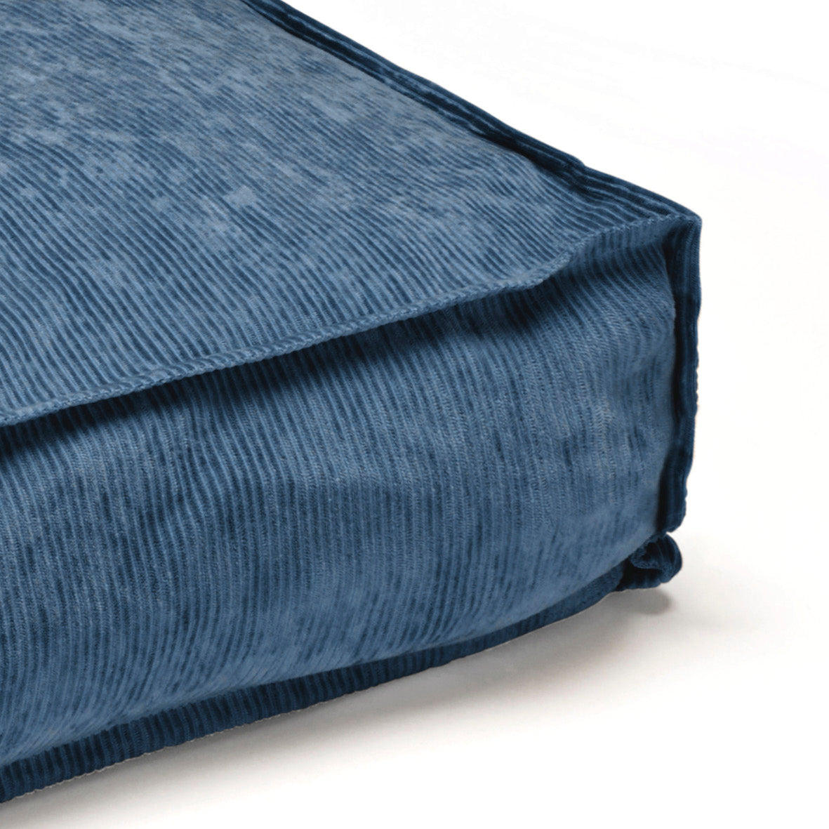 Coussin pour chien velours côtelé - Bleu