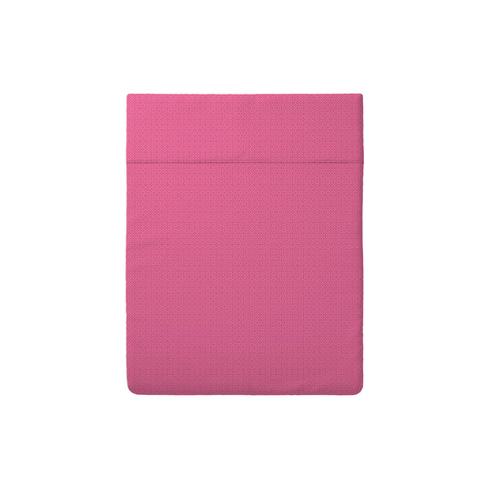 Flat sheet cotton satin - Marie fleurs Pink