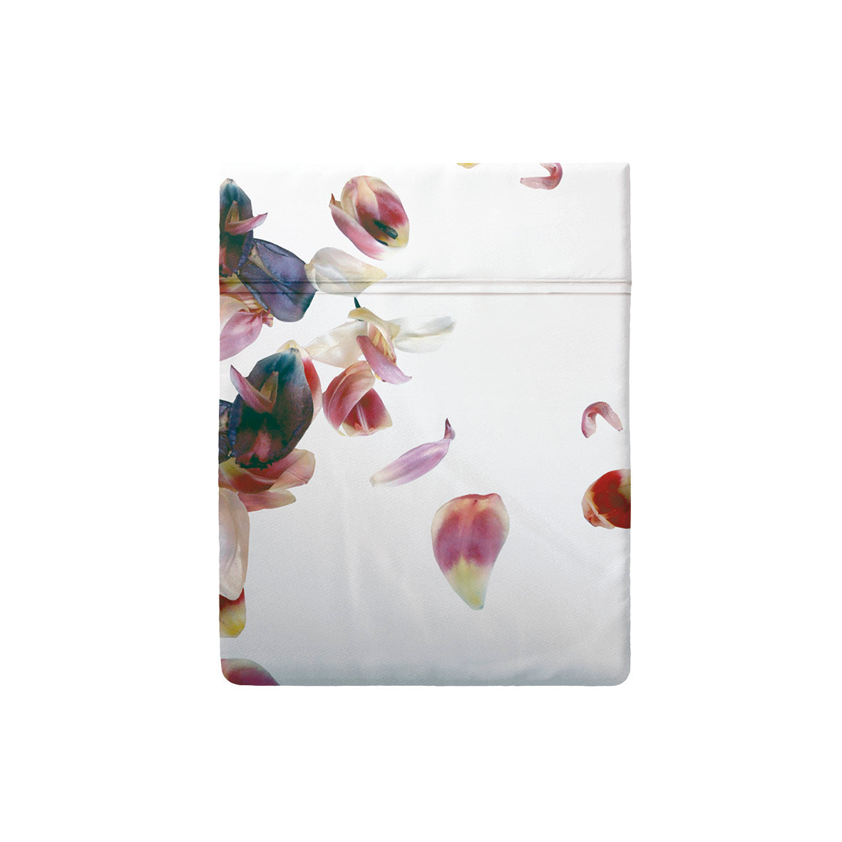 Flat sheet cotton satin - Aurore White