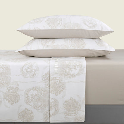 Sheet set cotton satin - Lace Taupe