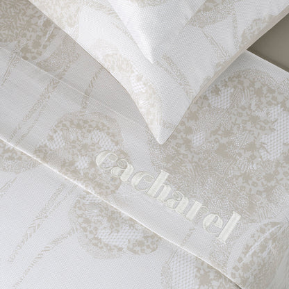 Sheet set cotton satin - Lace Taupe