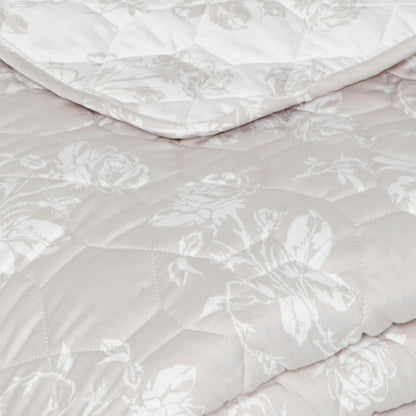 Bedspread - Roses Taupe