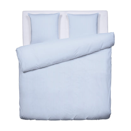 Duvet cover + pillowcase(s) cotton percal - Saclay Light blue