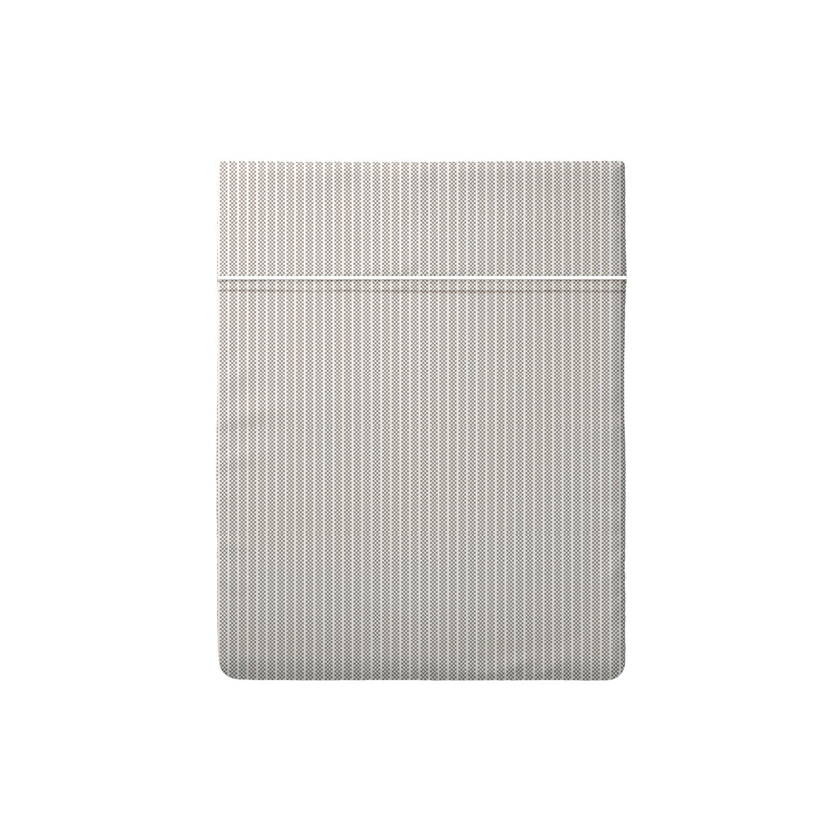 Drap plat satin de coton - Saclay Taupe