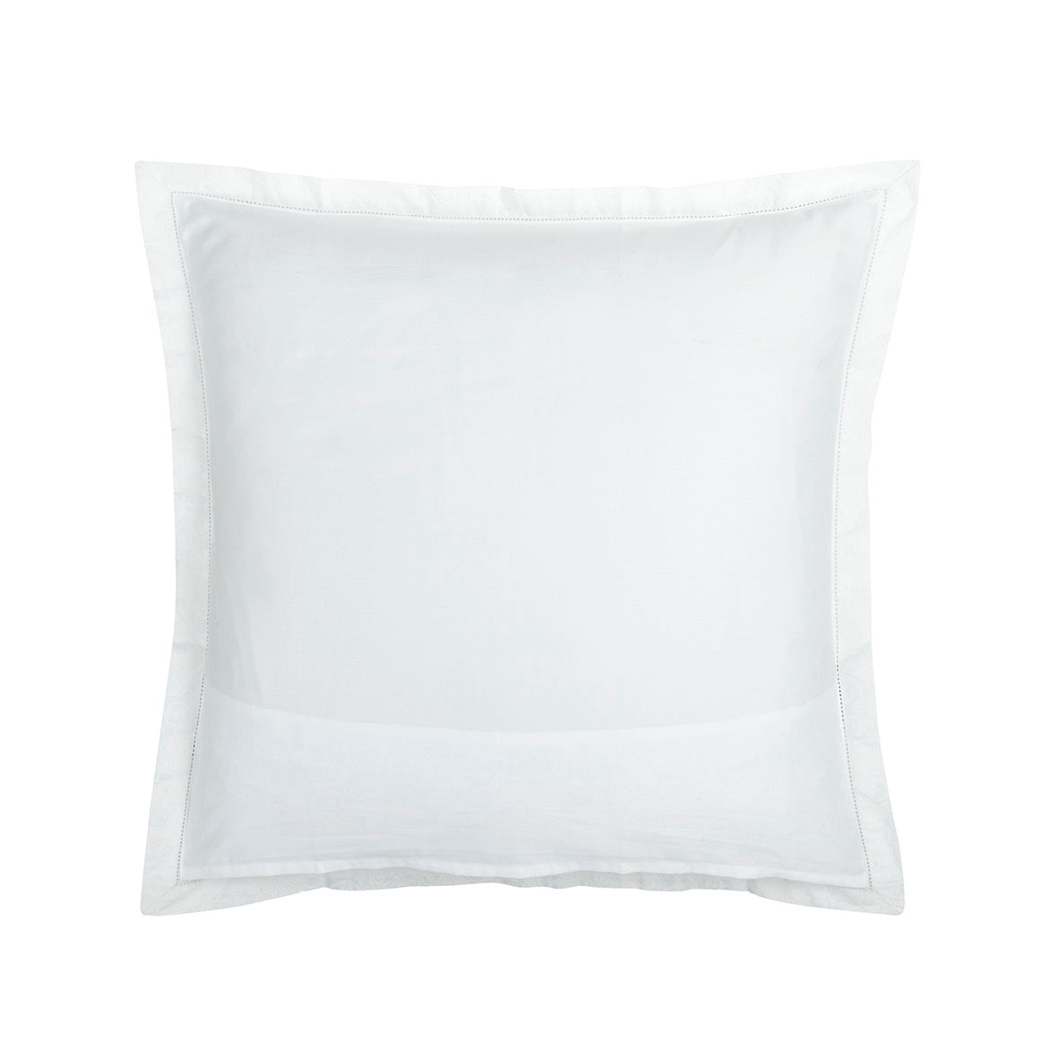 Pillowcase(s) cotton satin - Fleur royale White