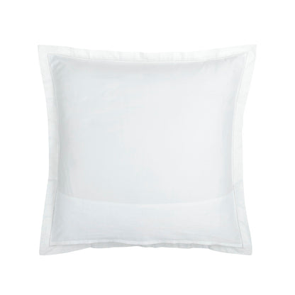 Pillowcase(s) cotton satin - Fleur royale White