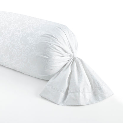 Pillowcase(s) cotton satin - Fleur royale White