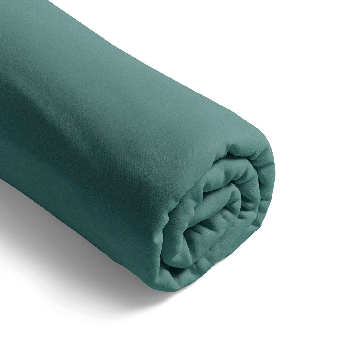 Fitted sheet cotton satin - Uni Green