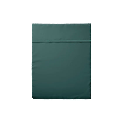 Flat sheet cotton satin - Uni Green