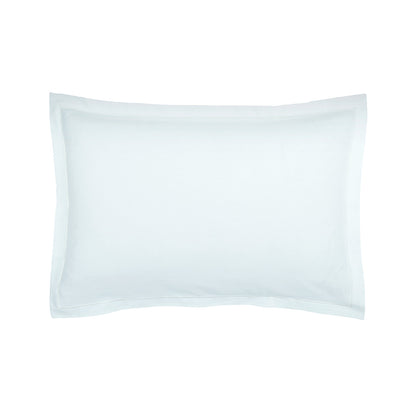 Taie(s) d'oreiller satin de coton - Uni 1 baratta Bleu 01