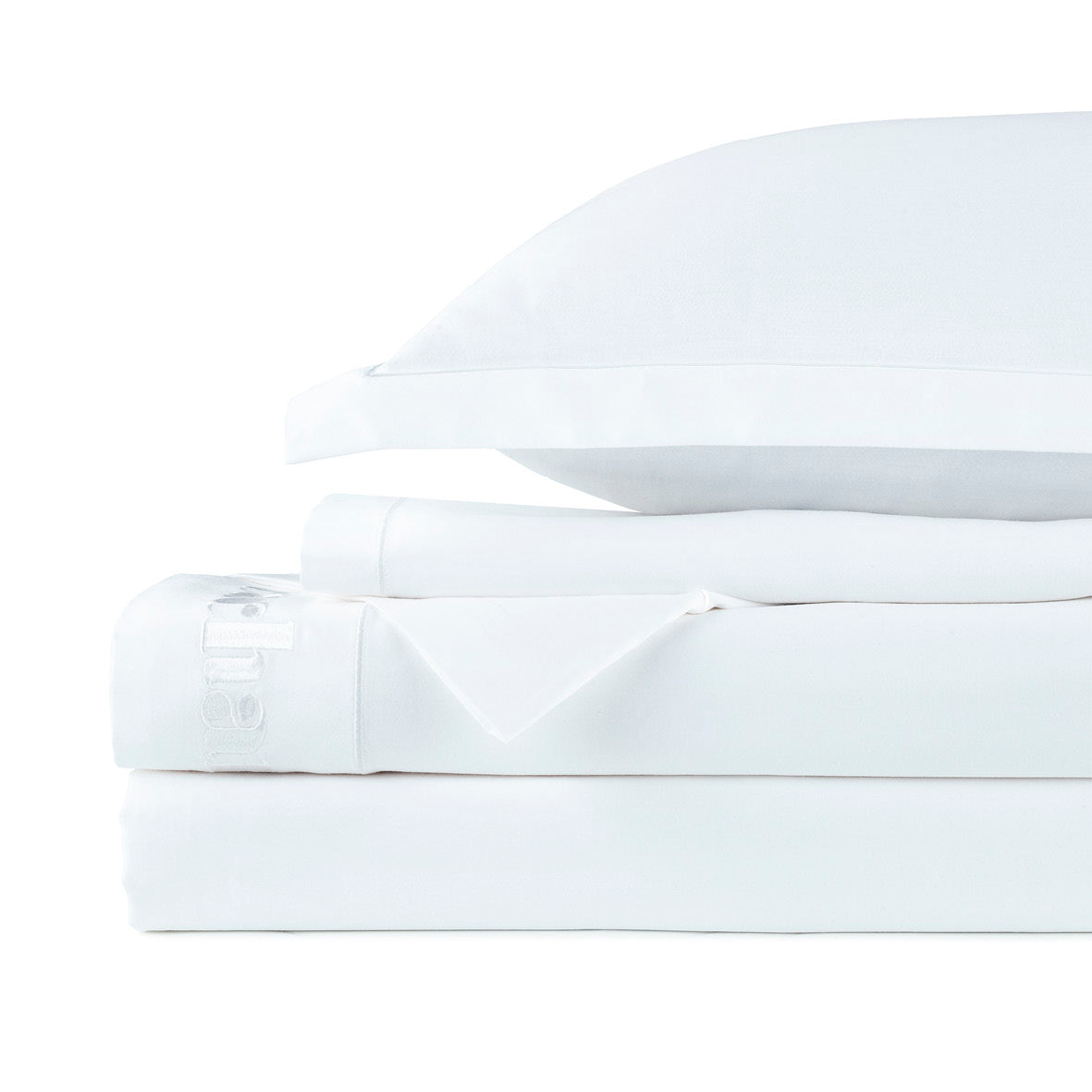 Sheet set cotton satin - Uni 1 baratta Blue 01