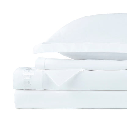 Sheet set cotton satin - Uni 1 baratta Blue 01