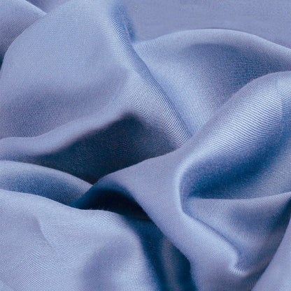 Drap plat satin de coton - Uni 1 baratta Bleu 03