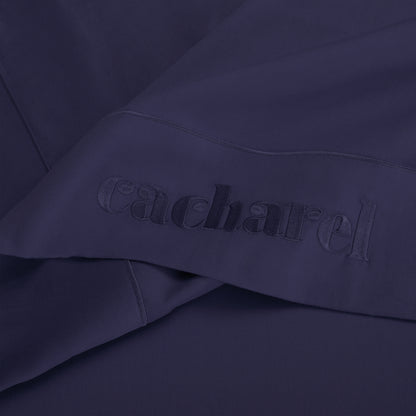 Drap plat satin de coton - Uni 1 baratta Bleu 04