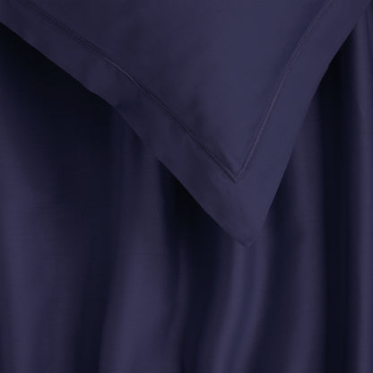Ensemble de draps satin de coton - Uni 1 baratta Bleu 04