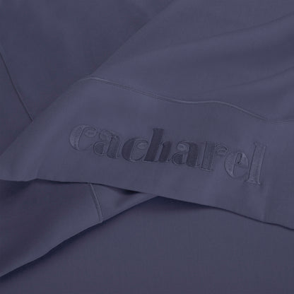 Drap plat satin de coton - Uni 1 baratta Bleu 06