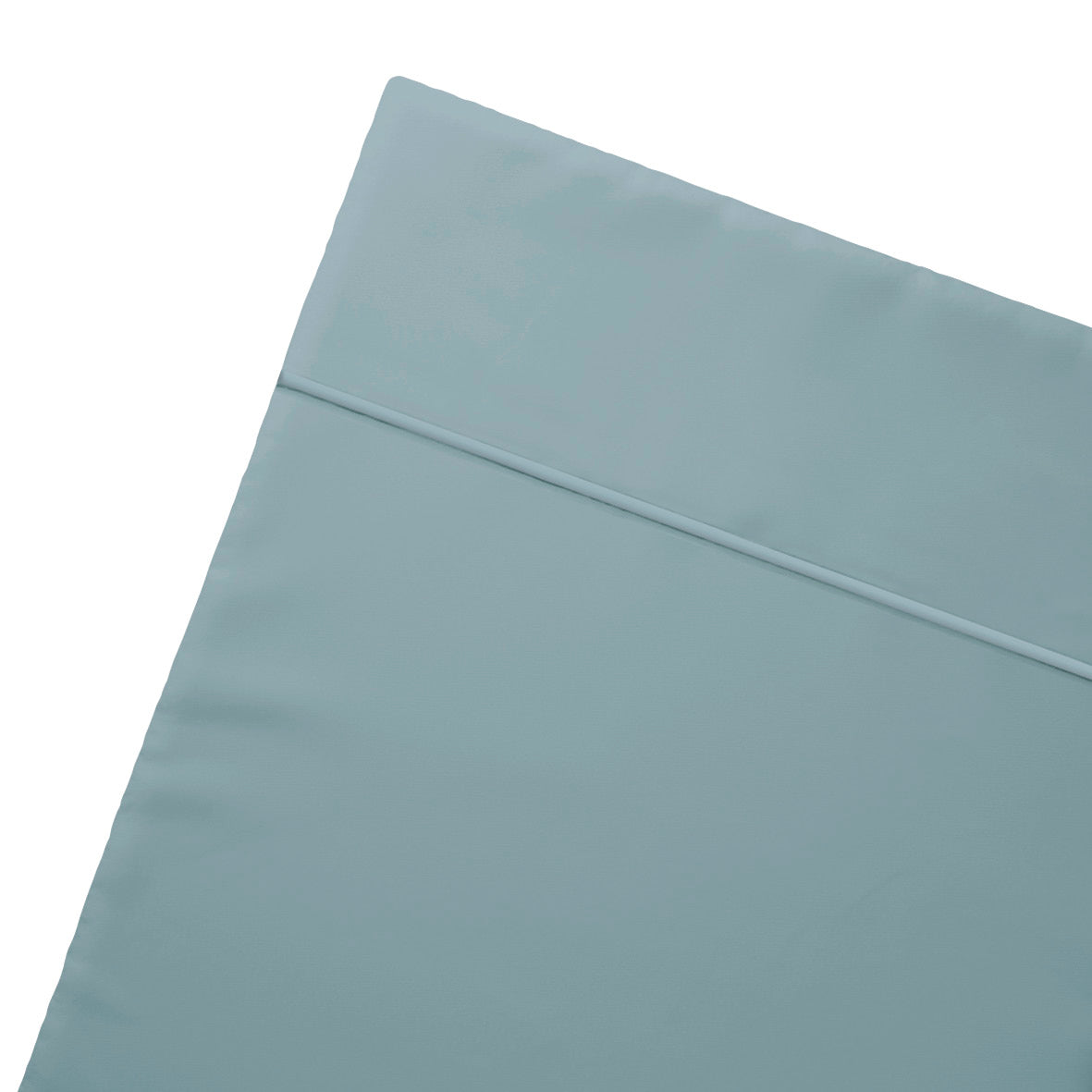 Drap plat satin de coton - Uni 1 baratta Bleu 09