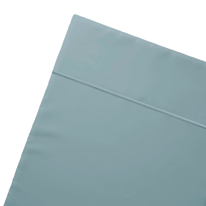 Drap plat satin de coton - Uni 1 baratta Bleu 09
