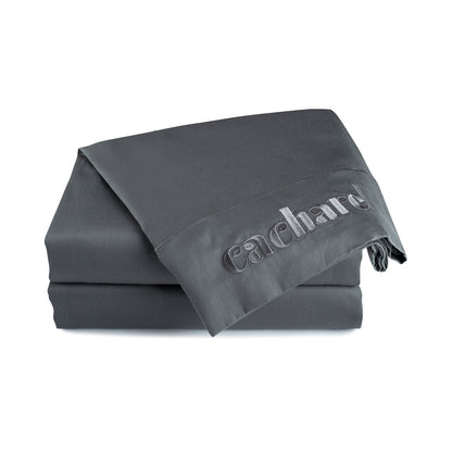 Drap plat satin de coton - Uni 1 baratta Gris 02