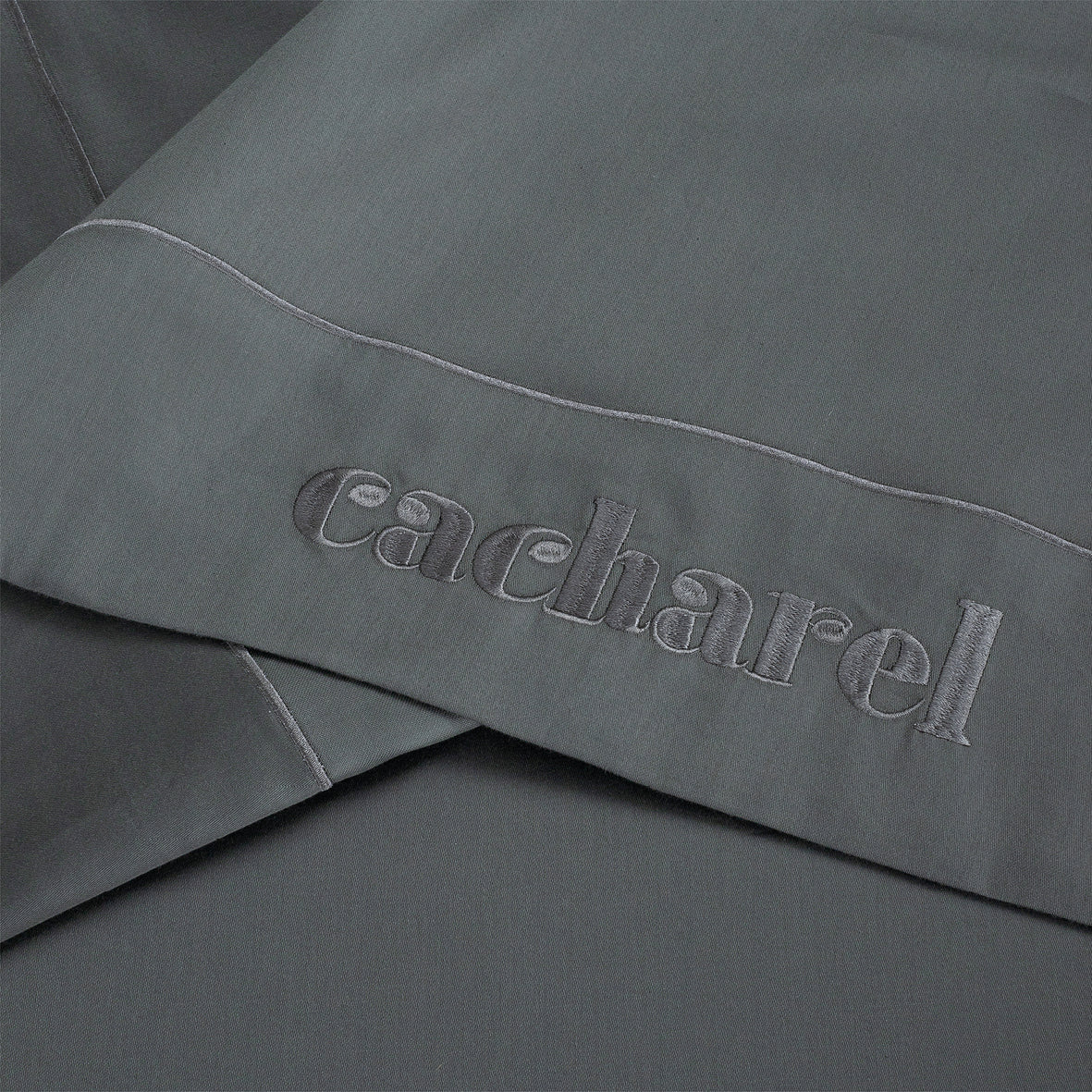 Drap plat satin de coton - Uni 1 baratta Gris 02