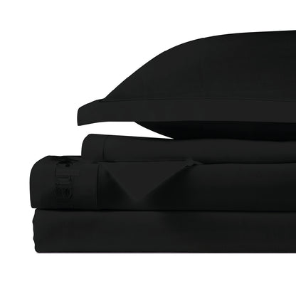 Sheet set cotton satin - Uni 1 baratta Grey 03