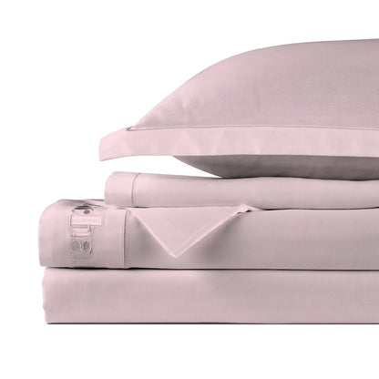 Sheet set cotton satin - Uni 1 baratta Pink 01