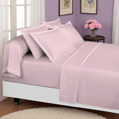 Sheet set cotton satin - Uni 1 baratta Pink 01