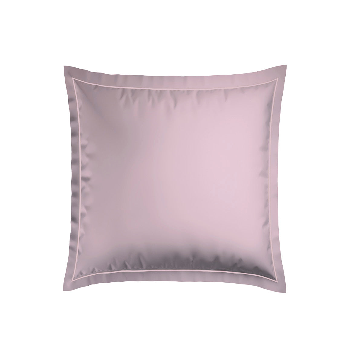 Taie d'oreiller satin de coton - Uni 1 baratta Rose 02