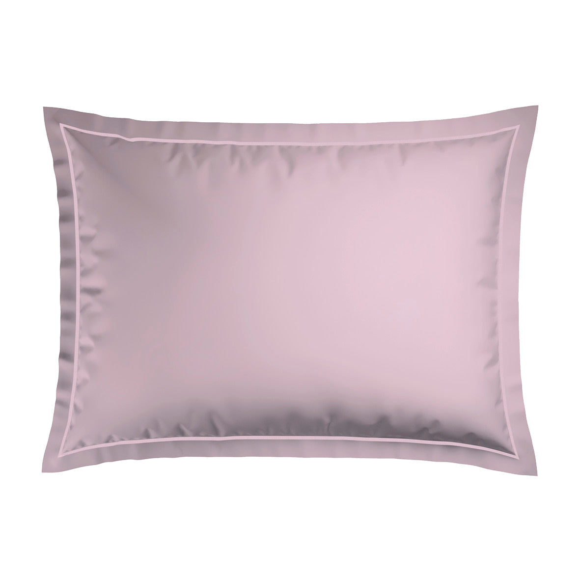 Taie d'oreiller satin de coton - Uni 1 baratta Rose 02