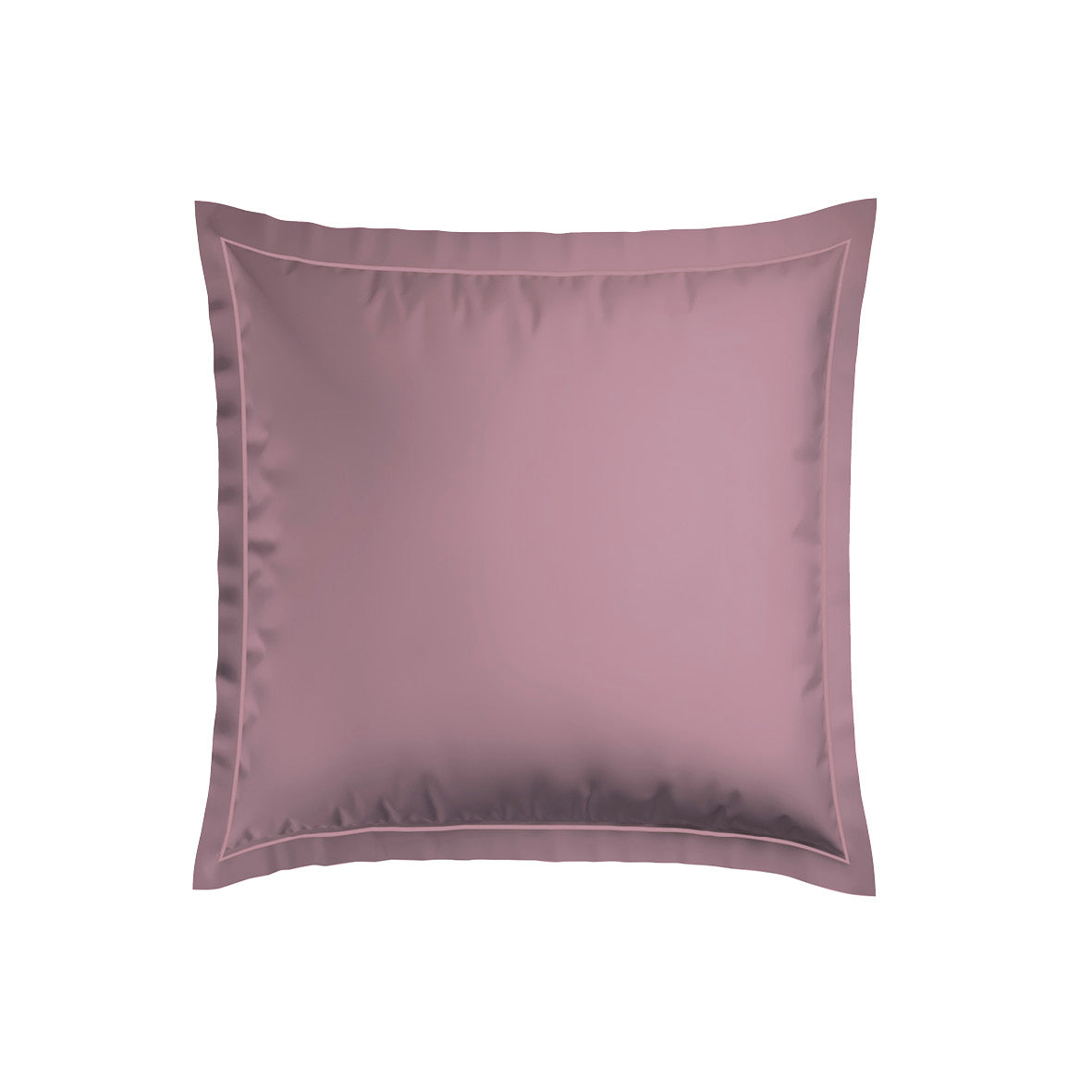 Taie d'oreiller satin de coton - Uni 1 baratta Rose 03