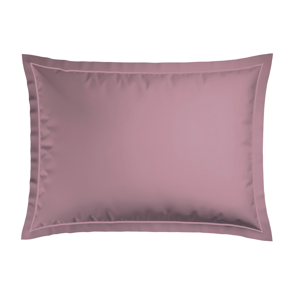 Taie d'oreiller satin de coton - Uni 1 baratta Rose 03