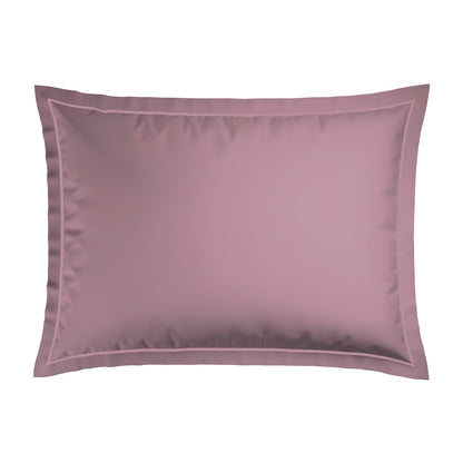 Taie d'oreiller satin de coton - Uni 1 baratta Rose 03