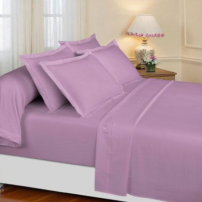 Sheet set cotton satin - Uni 1 baratta Pink 03