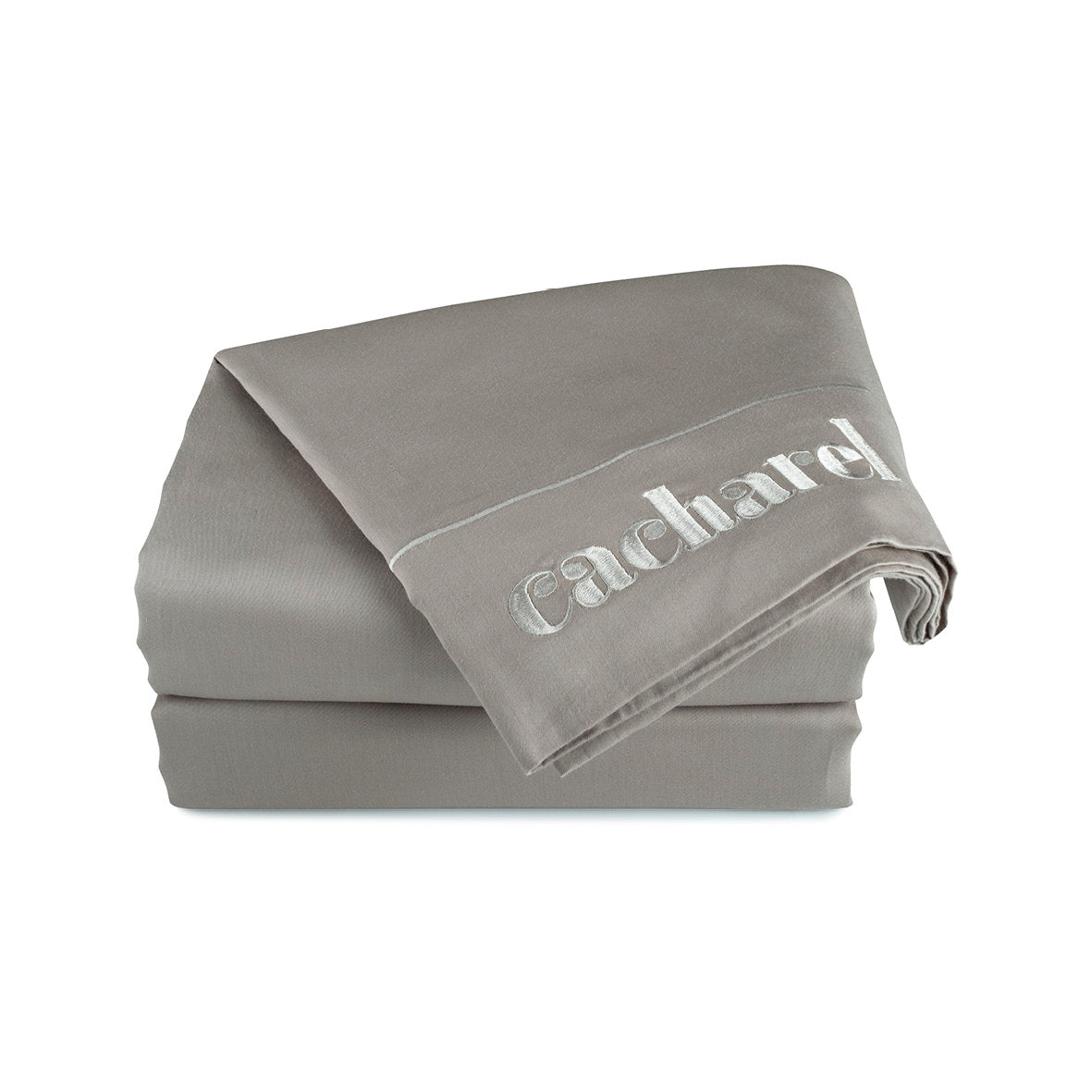 Drap plat satin de coton - Uni 1 baratta Taupe 01