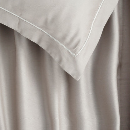 Taie d'oreiller satin de coton - Uni 1 baratta Taupe 04