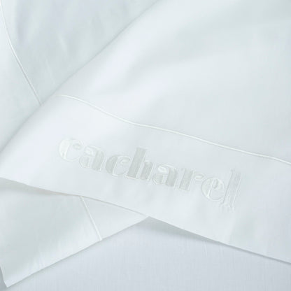 Flat sheet cotton satin - Uni 1 baratta White 01