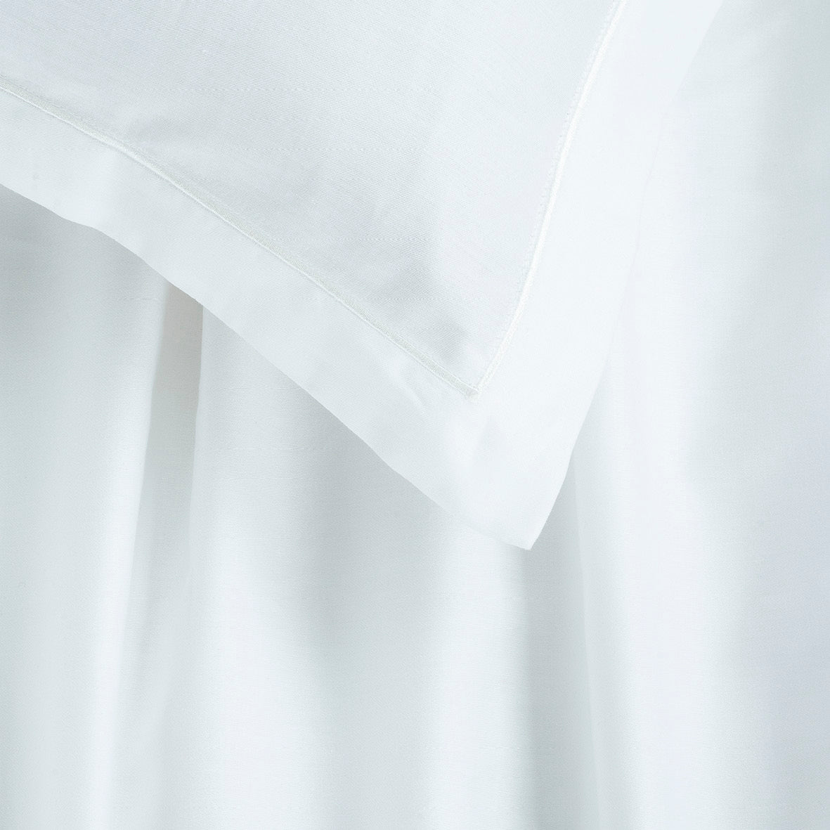 Sheet set cotton satin - Uni 1 baratta White 01