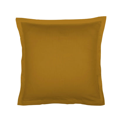 Taie d'oreiller satin de coton - Uni 1 baratta Jaune 01