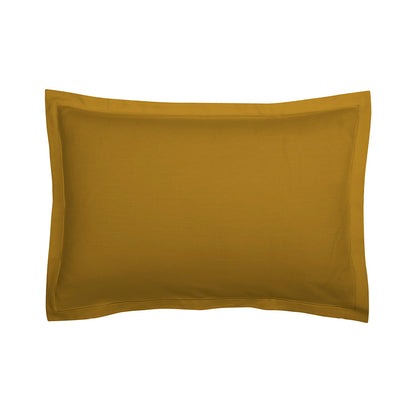 Taie d'oreiller satin de coton - Uni 1 baratta Jaune 01